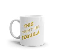 Esto Podría Ser Tequila Mug Único Taza Divertido Taza De Café Para Espresso Leche Té 330Ml