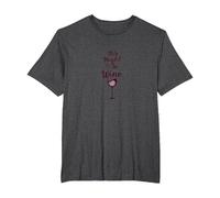 Esto podría ser Vino: Cita ingeniosa para Amantes del Vino Camiseta, Hombre Tallas Grandes, Jaspeado Oscuro, 2X Alto