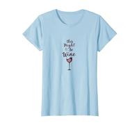 Esto podría ser Vino: Cita ingeniosa para Amantes del Vino Camiseta, Mujer, Azul Bebé, 3XL
