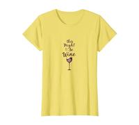 Esto podría ser Vino: Cita ingeniosa para Amantes del Vino Camiseta, Mujer, Limón, M