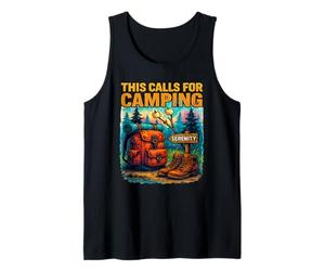 Esto Requiere un Ambiente de Aventura de Senderismo en el Bosque de Camping Camiseta sin Mangas