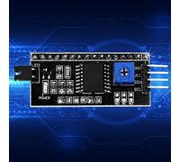 Esto Resuelve el Problema de que IO LCD1602 un Módulo Convertidor de 5V de Interfaz IIC/I2C para 1602 LCD Number Ports Utilización IO que Es lo Necesario con los Puertos de las Tarjetas