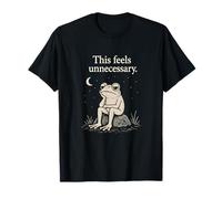 Esto se Siente innecesario Aburrido Rana expresivo Meme Visual Camiseta