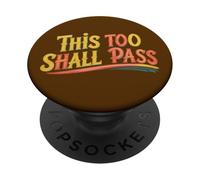 Esto también pasará. Positividad, alentar PopSockets PopGrip Adhesivo