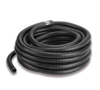 ESTO Tubo corrugado de 16, 20, 25, 32, bobina de 50 o 100 metros, funda flexible corrugada no abierta, protección de cables, para trabajos eléctricos, electricistas, 100 metros/DN 20