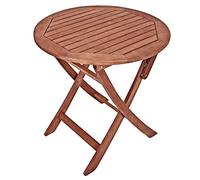 Estocolmo - Mesa de jardín (tamaño XXL, 90 x 73 cm, plegable, madera maciza con certificación FSC, barnizada), color verde
