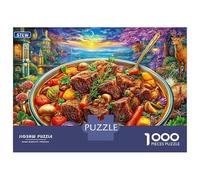 Estofado de Ternera Rompecabezas 1000 Piezas Puzzle - Juego Didáctico para Adultos Y Niños, 52x38cm/1000pcs