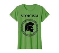 Estoicismo Filosofía Virtudes Guerreras Antiguas Camiseta, Mujer, Hierba, L
