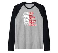 Estoicismo Marco Aurelio Cita estoica Camiseta Manga Raglan