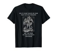 Estoicismo No Muerte O Dolor Epicteto Estoico Camiseta gráfica económica