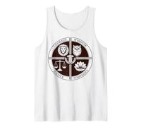 Estoico Cuatro Virtudes Coraje Sabiduría Justicia Templanza Camiseta sin Mangas