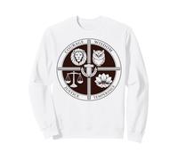 Estoico Cuatro Virtudes Coraje Sabiduría Justicia Templanza Sudadera