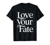 Estoico Sabiduría Estoicismo Ama Tu Destino Cita Fresco Motivacional Camiseta gráfica económica
