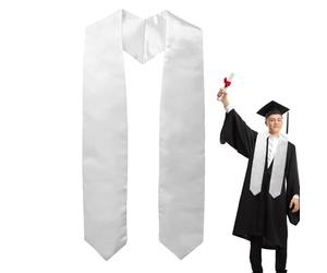 Estola de Graduación 2025 para Adultos Unisex, 63 Pulgadas Faja de Graduación Hombre Mujer, Estola de Satén para Banda Cor-al y Académica para la Escuela Iglesia, 5 Colores