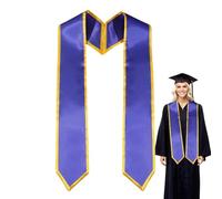 Estola de graduación - Estola de chal de graduación de moda | Elegante estola lisa para adultos, cómoda estola de chal de graduación, chal de graduación unisex estándar, estola de honor de graduación