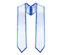 Estolas graduación 2025- Plain Stole, unisex académico chal | Elegante cómodo ranura ligera para la ceremonia, accesorio graduación satén clásico para mujeres estudiantes