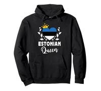 Estonian Queen Estonia Flag Proud Estonian Woman Sudadera con Capucha