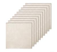 Estopilla de algodón sin blanquear grado 100 reutilizable, juego de 6 a 10 piezas con dobladillo de 50 x 50 cm para hacer queso, yogur, nueces, leche, filtro de cocina (10 hojas (50 x 50 cm)