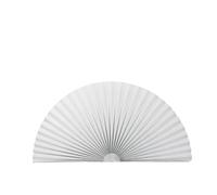 Estor Adhesivo Persianas Plisadas no Tejidas Autoadhesivas, Cortinas for balcón y baño, semiopacas for Ventanas, for Dormitorio, Sala de Estar para Ventanas(White-High Shading,Radius 45CM)
