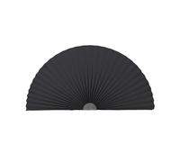 Estor Adhesivo Persianas Plisadas no Tejidas Autoadhesivas, Cortinas for balcón y baño, semiopacas for Ventanas, for Dormitorio, Sala de Estar para Ventanas(Black-High Shading,Radius 45CM)