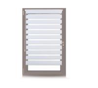 Estor doble de sujeción fija 85 cm 3 unidades Estor doble sin perforaciones