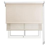 Estor Doble Dos en UNO! / Traslucido Luminoso + Opaco Regulador de luz y Temperatura. Propiedades acústicas. LO AJUSTAMOS A SU Medida Ancho x Alto. Color: Arena Arena. Medidas: 100cm x 240cm