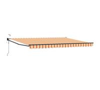 Estor Eléctrico Retráctil, 5 x 3 m, Multicolor | Marco de aluminio, sensor meteorológico integrado, iluminación LED, diseño moderno, fácil mantenimiento