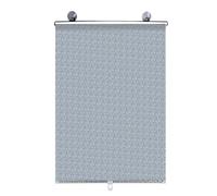 Estor Enrollable con Ventosas Transparentes Estores Opacos Plateado,Cortina Persianas Enrollable Ventana PVC,privacidad para Salón,Dormitorio,Oficina (40×60cm)