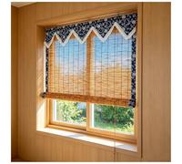 Estor Enrollable de Bambú 125×240cm,Persiana Opaca para Cocina,Salón y Terraza Exterior