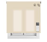 Estor Enrollable motorizado Wi-Fi Smart Roll Translúcido Color Beige. Medidas: 180cm x 260cm. Contactaremos para su Ajuste a tu Medida Medidas