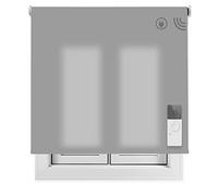 Estor Enrollable motorizado Wi-Fi Smart Roll Translúcido Color Gris. Medidas: 110cm x 180cm. Contactaremos para su Ajuste a tu Medida Medidas