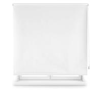 Estor Enrollable Opaco Liso - Blanco Roto, 120 x 250cm (Ancho x Largo)/Tamaño de la Tela 117 x 245cm