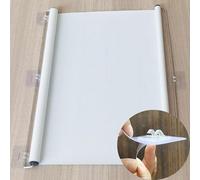 Estor Enrollable Parasol con Ventosa,Cortinas Opacas Térmicas,Persiana Enrollable TelescóPica,No Requiere Taladrar,Pantalla de Privacidad,para Dormitorio,Oficina,Blanco (W70×H150cm/27.5×59in)