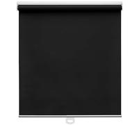 Estor Enrollable Térmico Sin Cuerda, Estor para Ventana Opaco Interior, Sistema Free-Stop de Resorte, Protección de Luz y Privacidad para Dormitorio Sala (Black W170xH160cm)