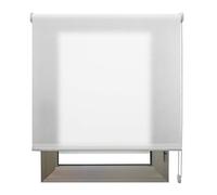 Estor Enrollable Translúcido Blanco a Medida 238x180 cm - Luz Natural con Privacidad Día y Noche - Persiana para Ventanas, Puertas, Balconeras, Cocina u Oficina - Instalación en Pared, Techo o Lateral