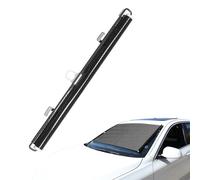 Estor extensible para ventana de coche, parasol extensible para coche, protección solar para ventana de coche, estor, parabrisas, protección solar con ventosa y mecanismo de resorte de fijación para