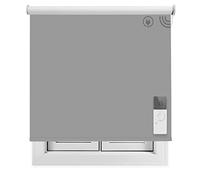 Estor motorizado/Smart Roll Wi-Fi/Opaco y Térmico/Estor Enrollable Inteligente Elija su Medida aproximada y contactaremos para ajustarlo a Medida Color: Gris Claro. Medidas: 120cm x 260cm