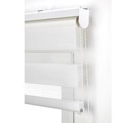 Estor Noche y día Enrollable a Medida Basic Tejido Color Blanco Roto. Contactaremos para ajustarlo a tu Medida. Medida Ancho x Alto 90cm x 250cm