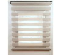 Estor Noche y día Enrollable Élite sin Cajón Tejido Color Gris. Contactaremos para su Ajuste a tu Medida. Medida 230cm x 250cm para Ventanas y Puertas