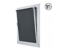 Estor opaco easyfix, estores enrollables de instalación sin taladrar gris, 90 x 180 cm