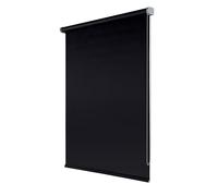 Estor Opaco, Estor Enrollable 100% Blackout, Estor oscurante para Ventanas y Puertas, Night Negro - ESTORES BASIC, 80 x 250cm