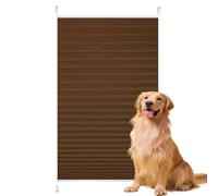 Estor Opaco sin Perforación 55 x 110 cm Tamaño de La Tela, Translucidos Persiana Enrollbale para Ventana Incluye Accesorios,Personalizable para Puertas y Ventanas, Marrón