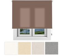 Estor Oscurecedor Lumen TRANSLUZ/INTIMIDAD Y LUMINOSIDAD. Elija su Medida de Ancho x Alto aproximada/le llamaremos para un Ajuste Medidas Ancho x Alto. Color: Marrón. Medidas: 130cm x 230cm