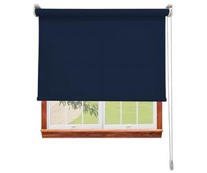 Estor Translucido Enrollable Premium a Medida, Anchos de 40 a 300cm. Azul Acero. Paso de Luz de Dia, Intimidad de Noche. Stores enrollables translucidos para Ventanas y Puertas - Medidas 294 x 180 cm