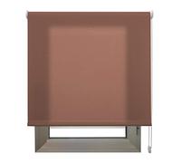 Estor Translucido PREMIUM A TU MEDIDA , desde 40 a 280 cm ancho. Permite paso de mucha luz, conserva tu intimidad - Marron - Estores traslucidos de calidad para Ventanas y Puertas - 240 x 180 cm