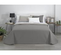 Estoralis AVA | Colcha boutí Reversible | Primavera-Verano-otoño-Invierno 100% Microfibra Extra Suave. | Beige/Taupe | Cama 105 cm. (200 x 270 cm. AnchoxAlto) | Colcha Multiusos.