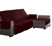 Estoralis AVA | Funda Chaise Longue Moderna | Tejido Acolchado Piedra | Chaisse Longue 290 cm Brazo Izquierdo Tamaño de Tela 290 x 255 cm (Ancho por Alto) | Protector para Todo Tipo de Sofás