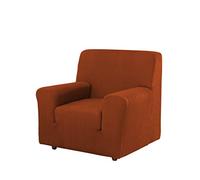Estoralis Berta | Funda Sillon de Diseño Moderno | Tejido Elastico Teja | para 1 Plaza (de 70 a 110 cm.) | Maxima Adaptabilidad a Todo Tipo de sillones