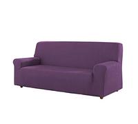 Estoralis Berta | Funda Sillon de Diseño Moderno | Tejido Elastico Violeta | para 2 Plazas (de 120 a 170 cm.) | Maxima Adaptabilidad a Todo Tipo de sillones