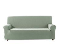 Estoralis Beta | Funda Sofá de Diseño Moderno | Tejido Elástico Verde | para 4 Plazas (de 220 a 260 cm.) | Máxima Adaptabilidad a Todo Tipo de sofás